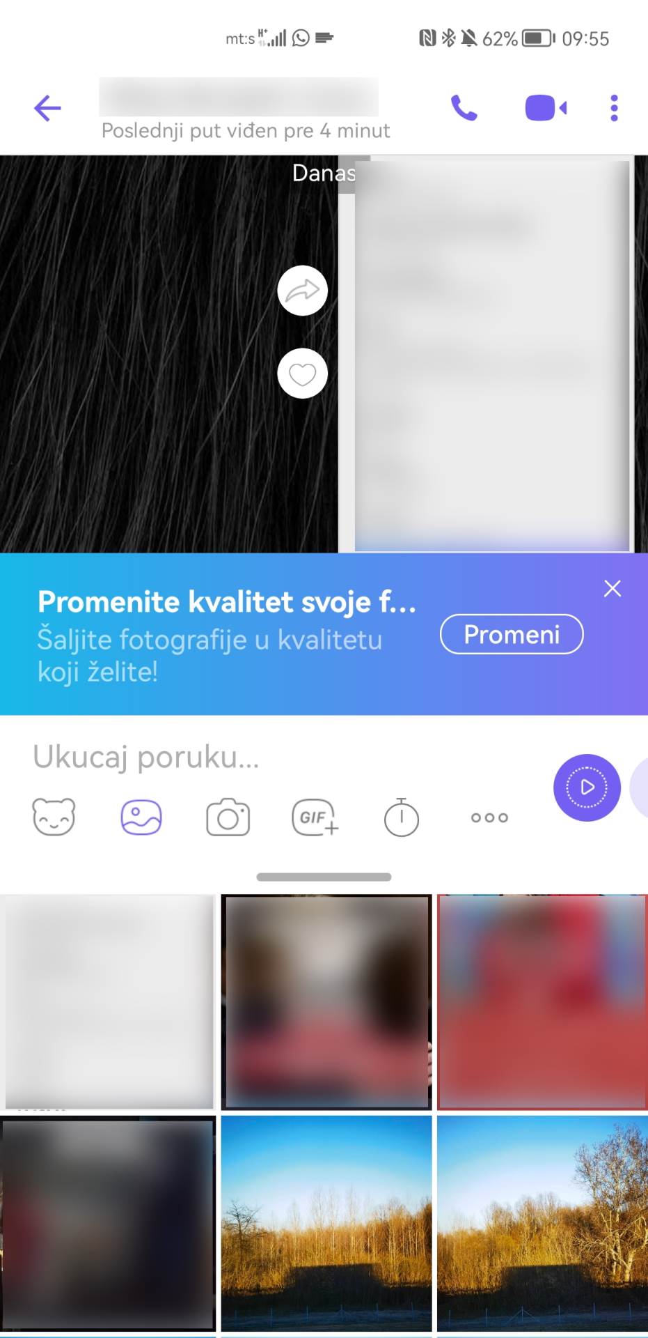 Viber promena slanja slika i videa