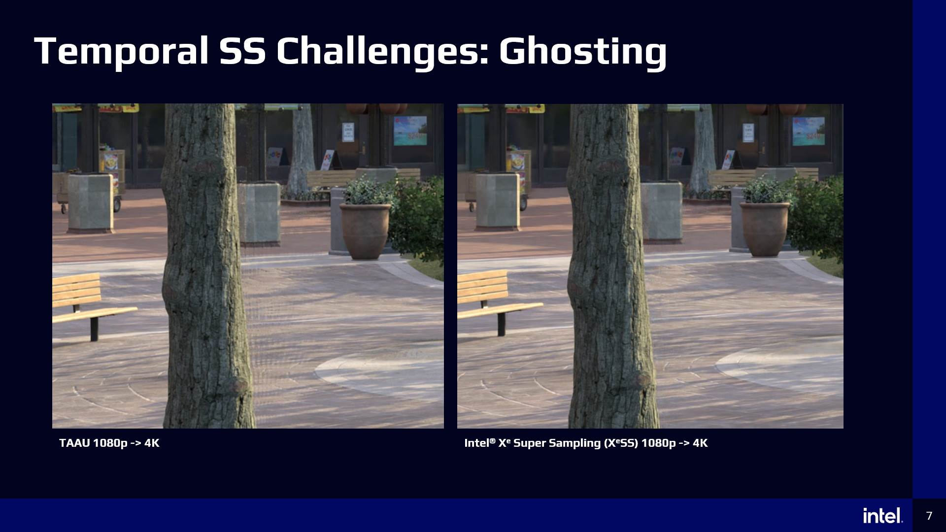 Intel XeSS duhovi - primer