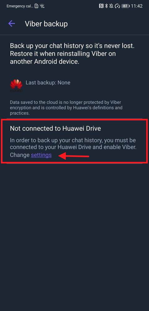 Bekap na Huawei Drive
