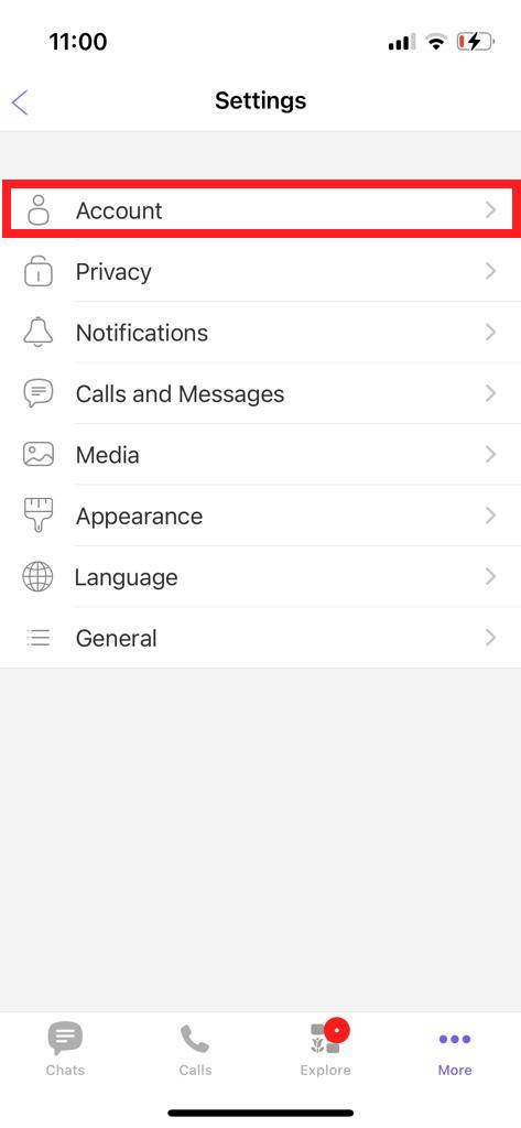 Viber nalog (Account)