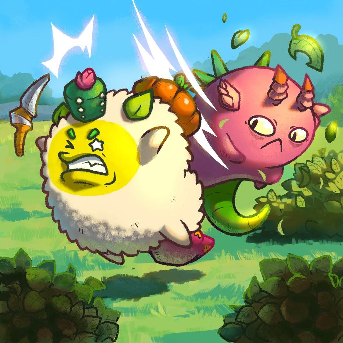 Axie Infinity borba između stvorenja