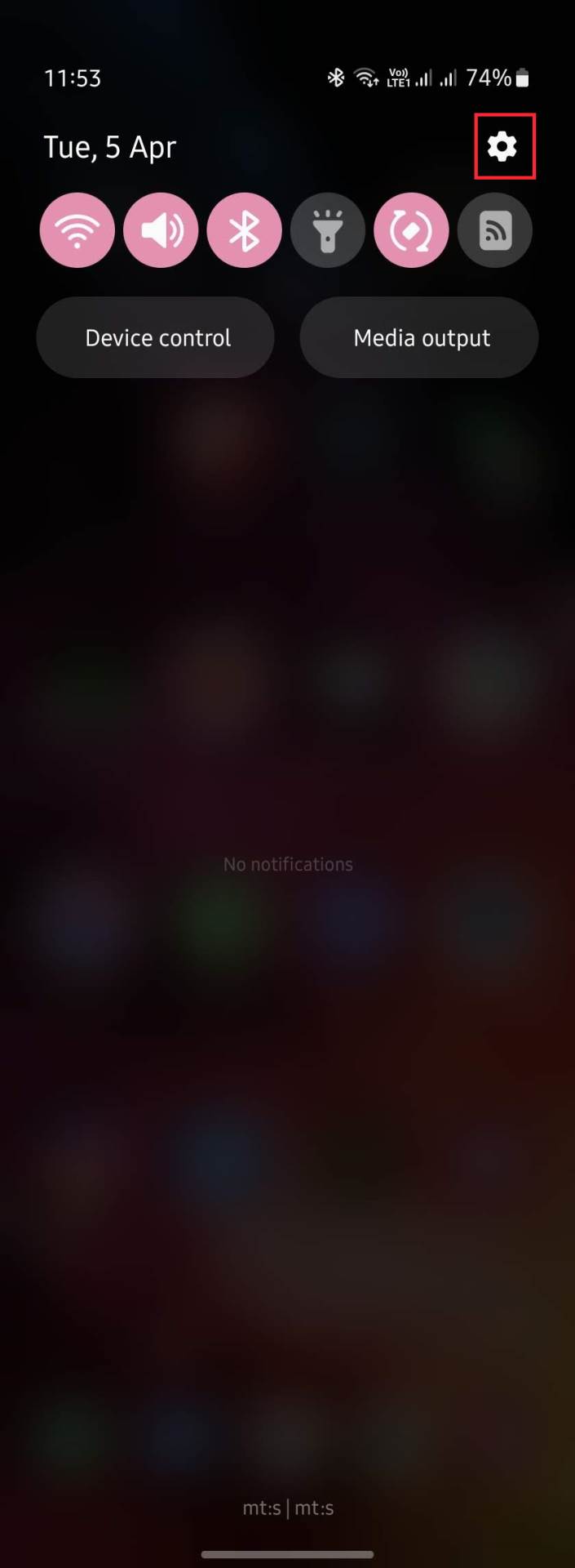 Ulazak u podešavanja