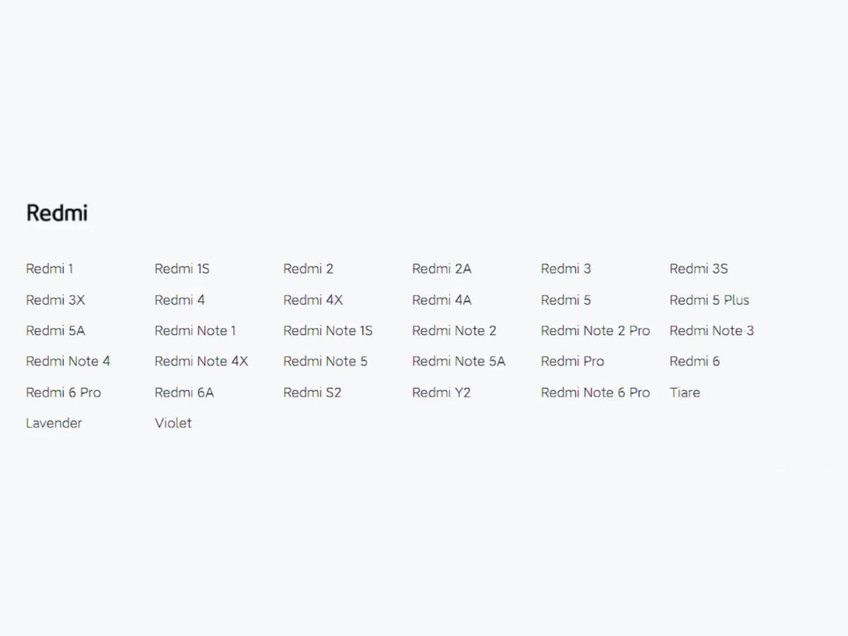 Xiaomi i Redmi uređaji koji više nemaju podršku i update