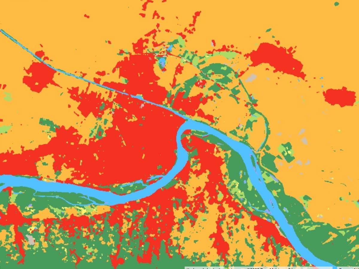 Mapa globalnog zagrevanja u Srbiji 