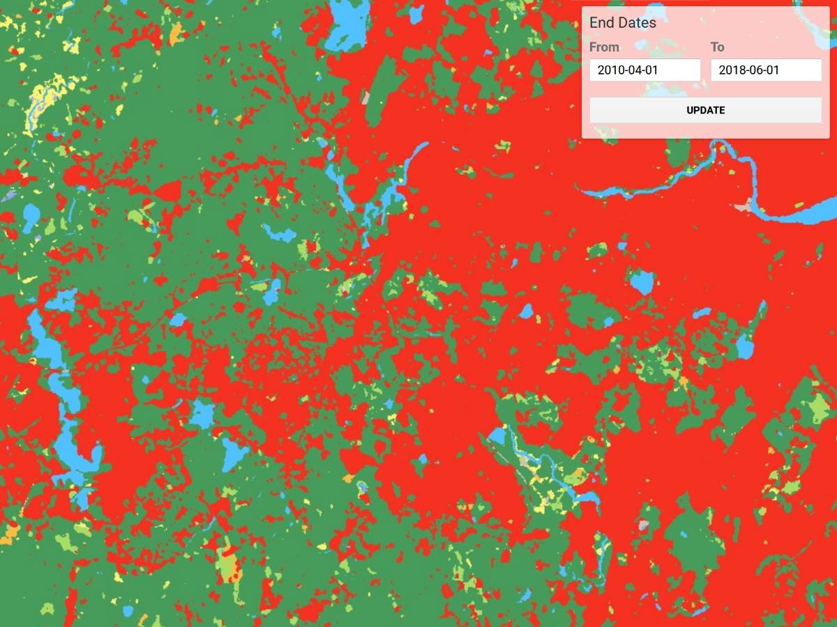 Mapa globalnog zagrevanja u Srbiji 