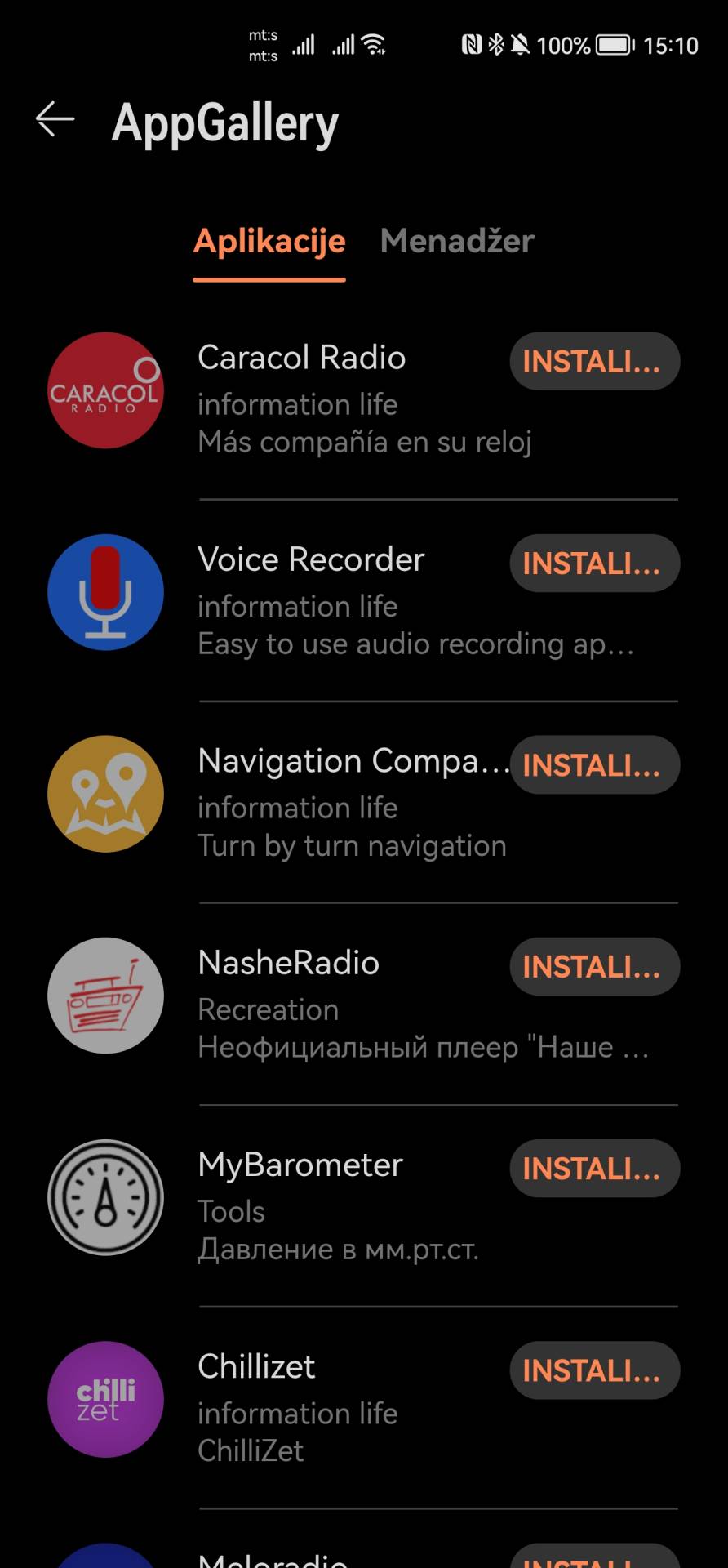 Huawei Watch GT 3 Pro aplikacije