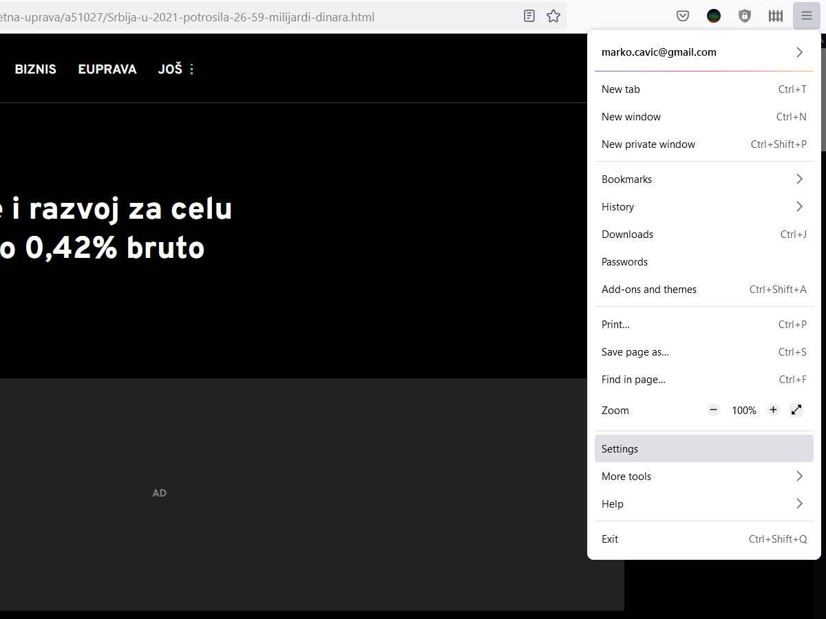 Firefox tracker opcija uključivanje 1.jpg