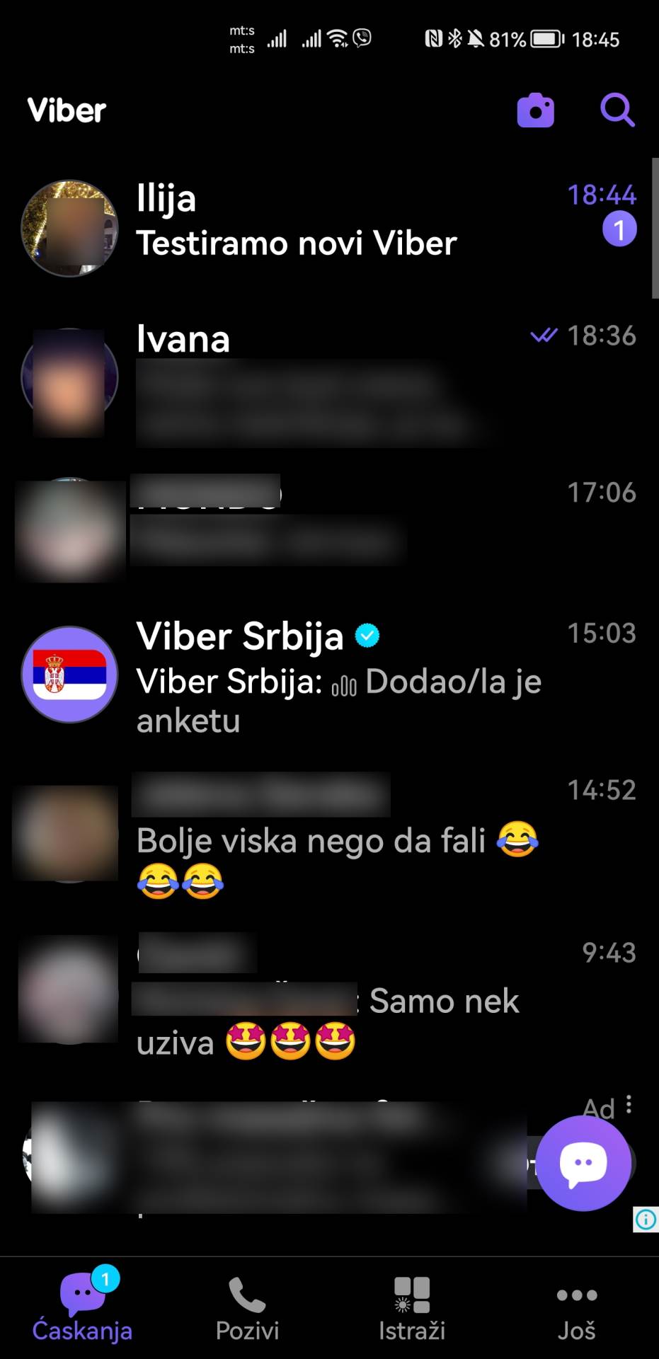 Kako izgleda nova Viber aplikacija