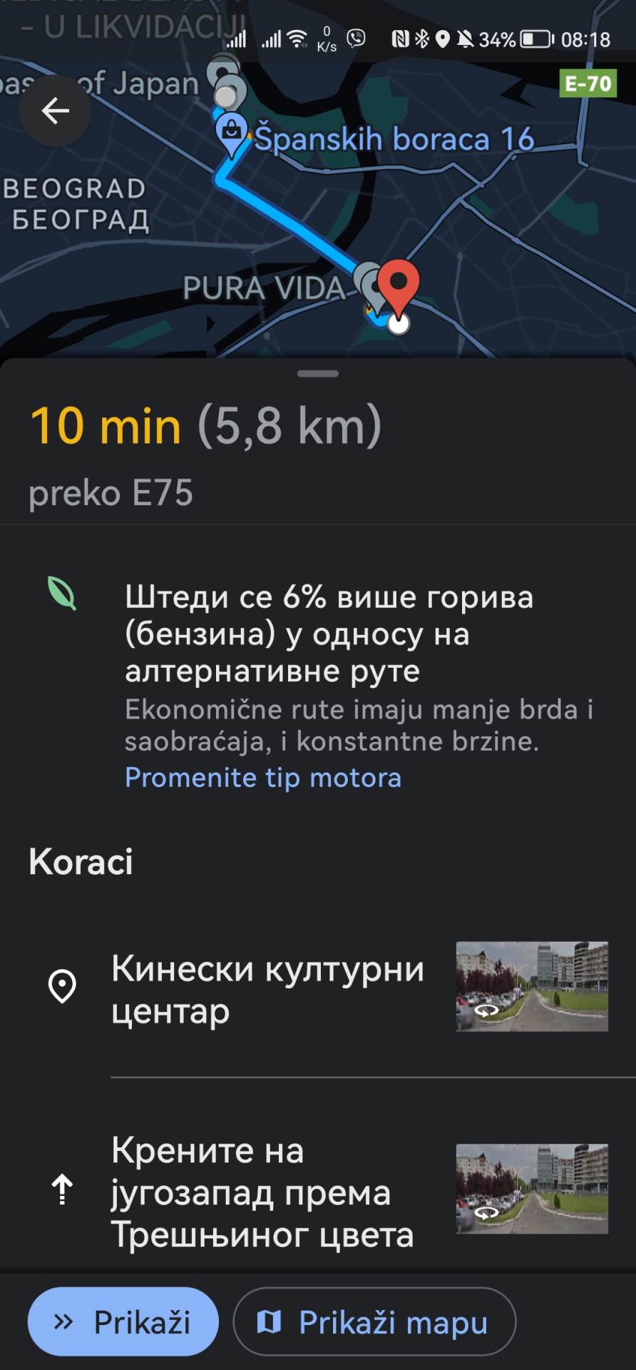 Google Maps nova navigacija kako se koristi