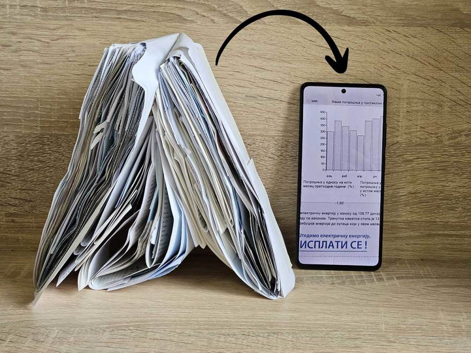 Kako telefonom skenirati dokumenta, račune, uplatnice i slike