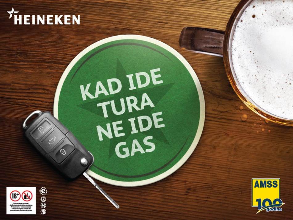 Širenje svesti o odgovornoj konzumaciji alkohola AMSS i HEINEKEN