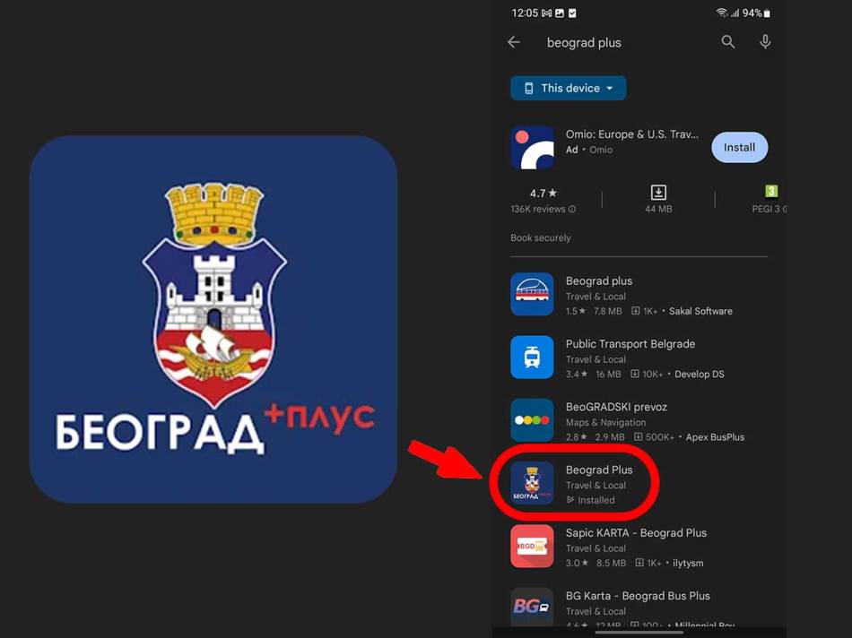 Zvanična Beograd Plus aplikacija