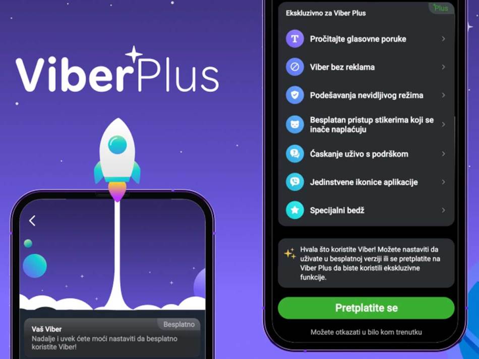 Viber Plus pretplata stigla u Srbiju