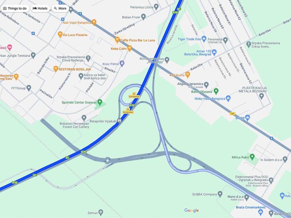 Google Maps glavna i alternativna ruta 1.jpg