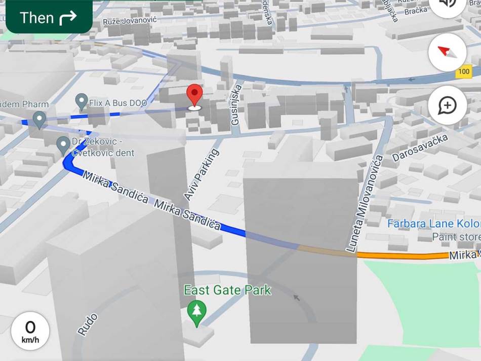 Google Maps 3D navigacija nova funkcija