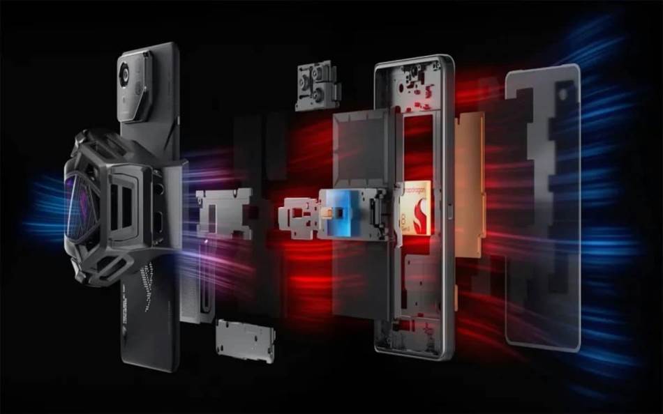 ASUS ROG Phone 8 serija čipset i hlađenje