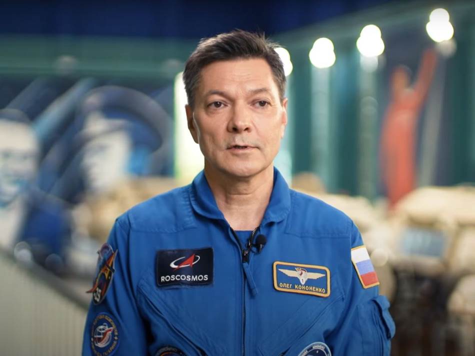 Oleg Kononenko _ ruski kosmonaut _ rekorder u Svemiru - Foto YouTube Roscosmos TV.jpg
