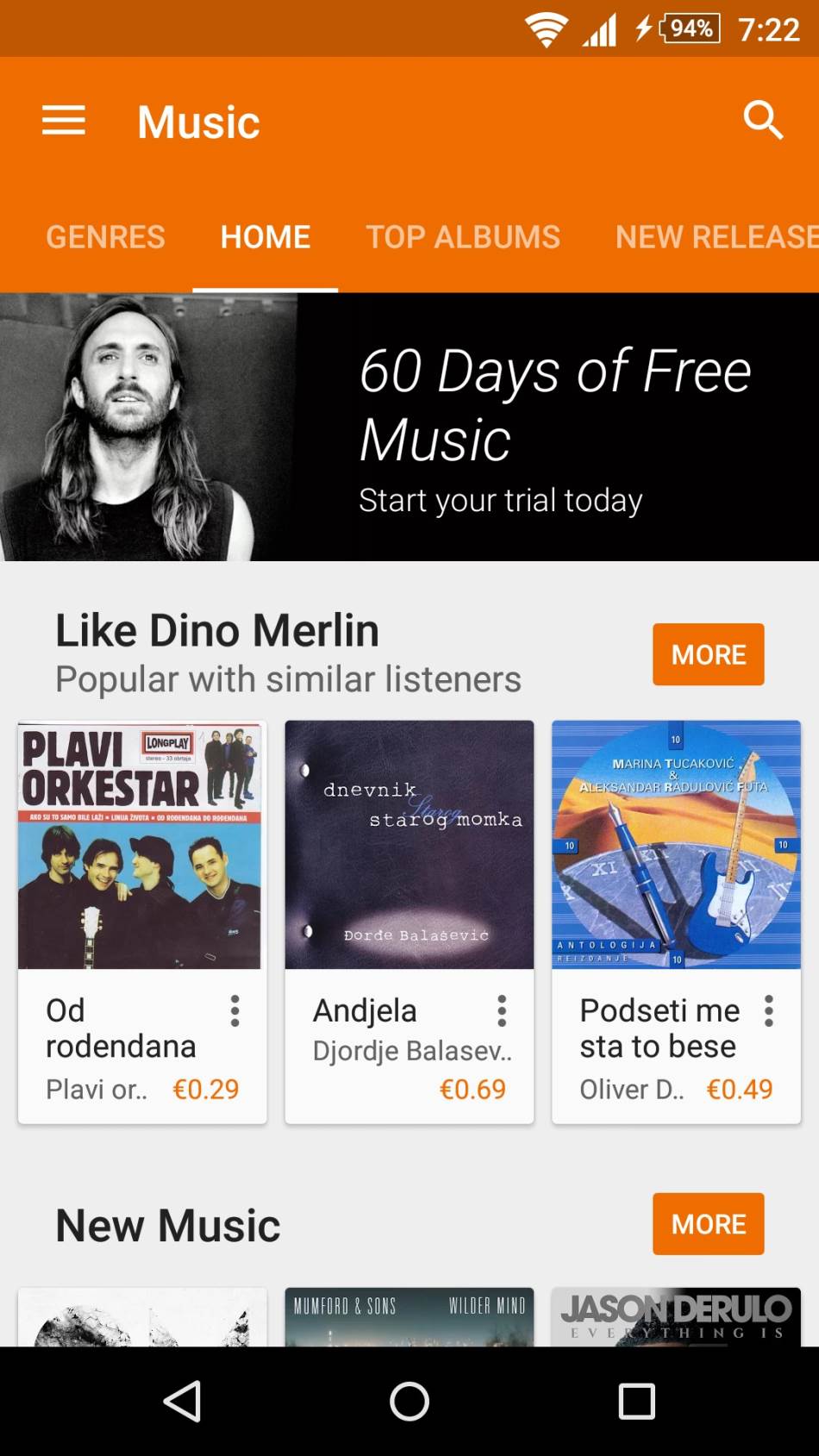 Google Play Music u Srbiji sa All Access servisom, pretplata 1080 dinara
