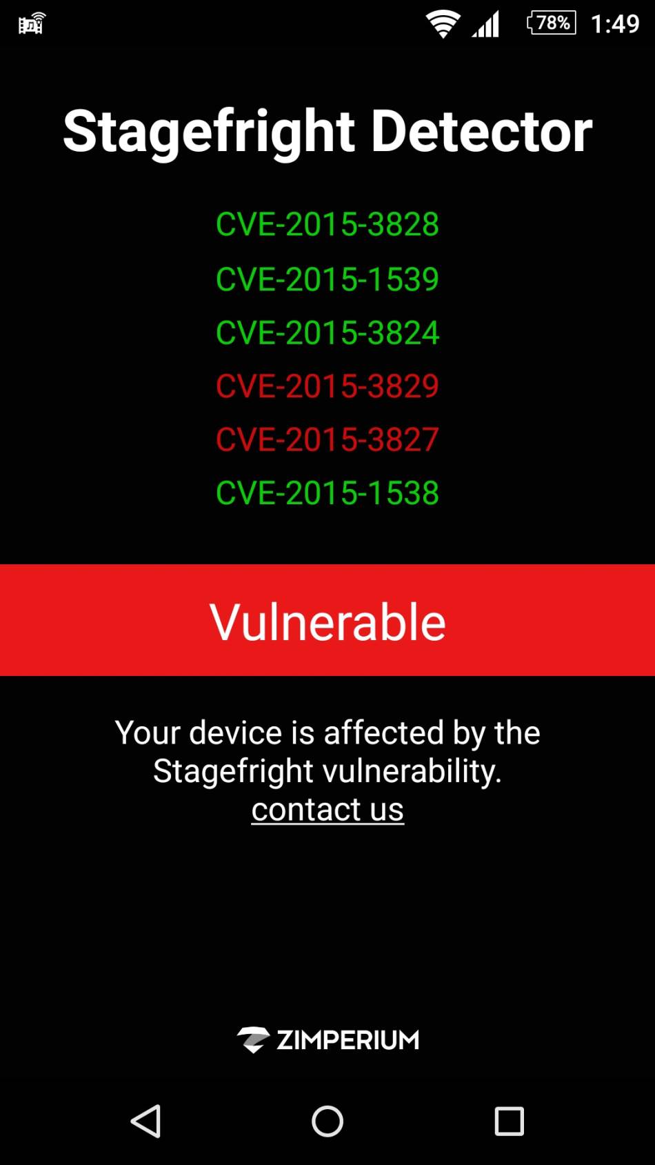 Stagefright exploit, provera uredaja, rešenje,