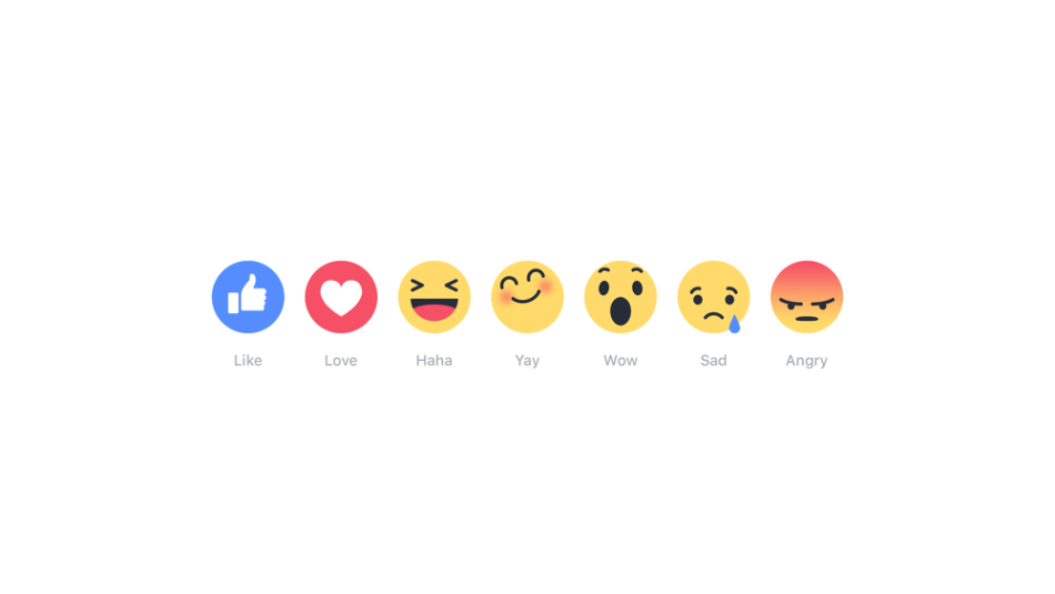 Facebook Reactions umesto Like tastera