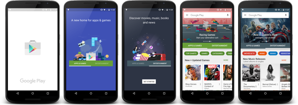 Android Play Store redizajniran, ima novi izgled i kategorije