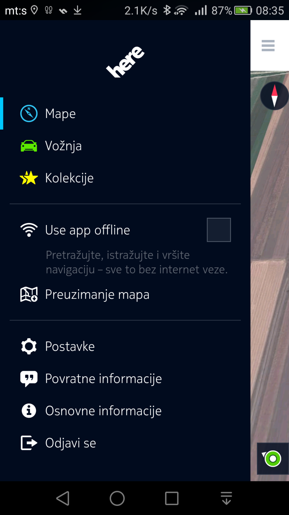 Nokia HERE maps besplatna GPS navigacija na srpskom