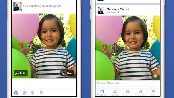 Facebook Live Photos