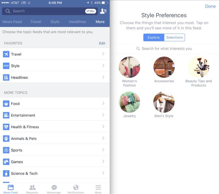 Facebook novi izgled, novi News Feed