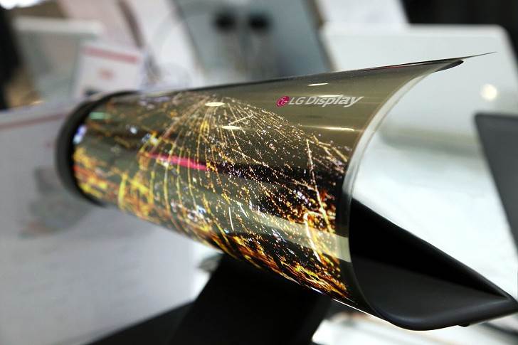 LG OLED ekran savitljivi CES 2016