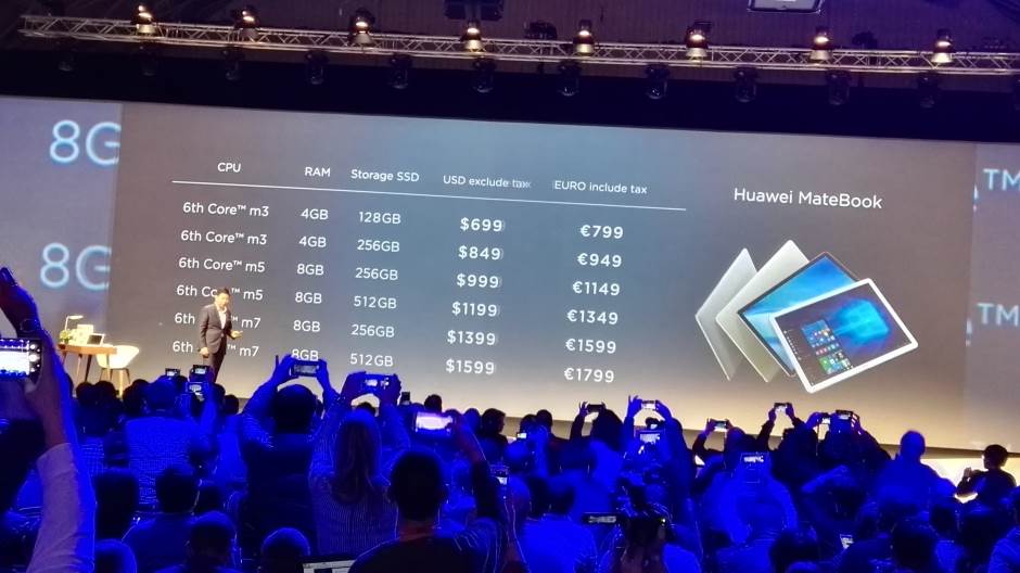 MWC 2016: Huawei MateBook 2u1 tablet i Windows 10 racunar sa Intel Core M cena, opcije, info