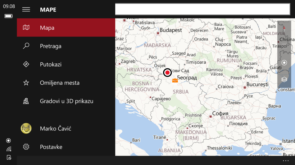 Here navigacija i mape na Windows i Microsoft uredajima