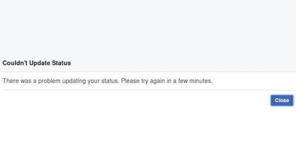 Facebook stranica problem