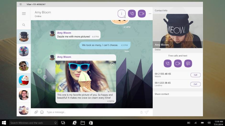 Viber Windows 10 i mobile aplikacija