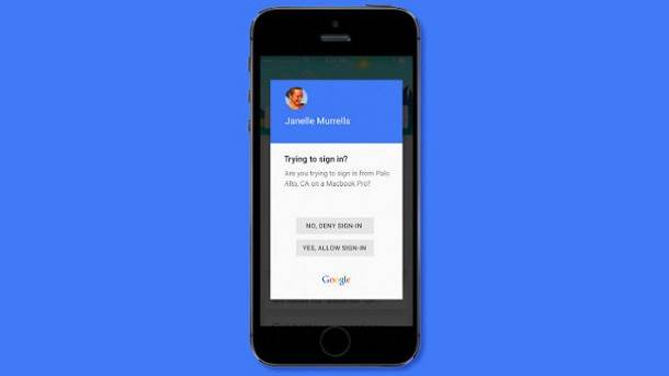 Google prompt