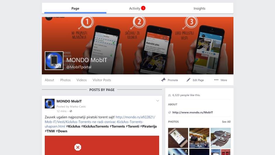 Facebook novi izgled stranica