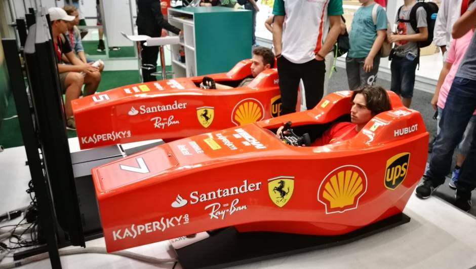 Formula 1 simulator Kaspersky Lab IFA 2016 Berlin