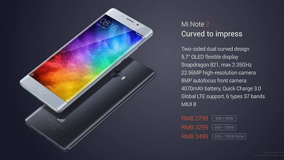 Xiaomi Mi Note 2 cena, specifikacije, prodaja, kupovina Xiaomi Mi Note 2 u Srbiji
