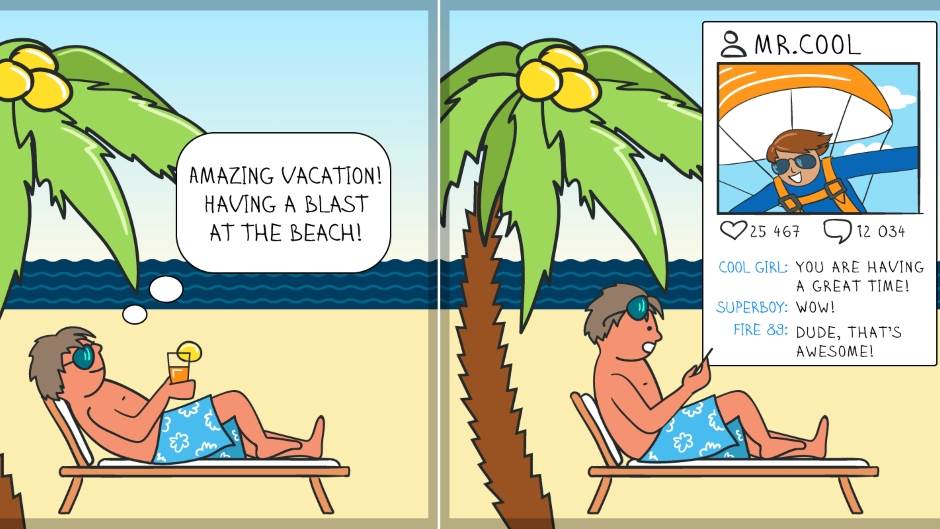 Pretvaranje na društvenim mrežama, ljudi lažu na društvenim mrežama