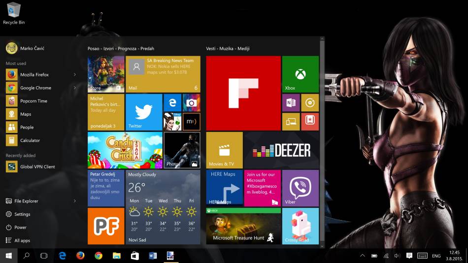 Windows 10 Live Tiles saveti i aplikacije