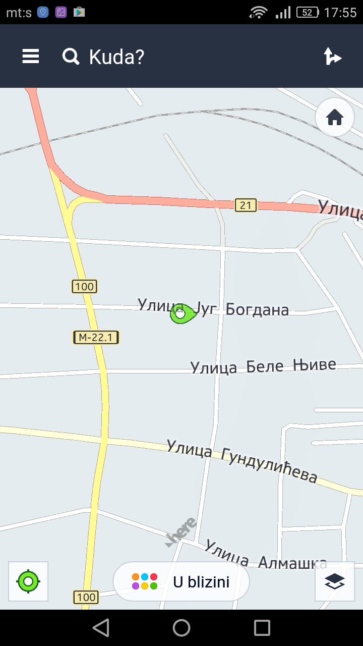 Mape Srbije Here navigacija unapredenja