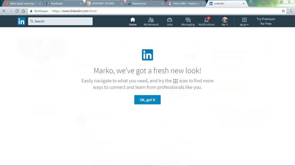 LinkedIn profil privatnost ugrožena