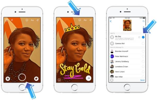 Facebook Messenger dodaje My Day opciju