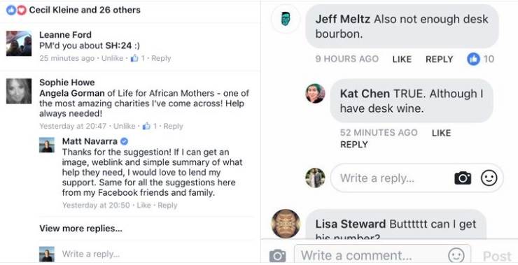 Facebook Messenger komentari