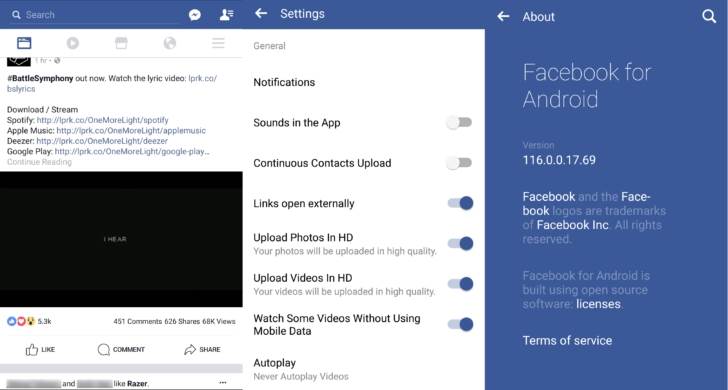 Facebook nove opcije offline gledanje video zapisa