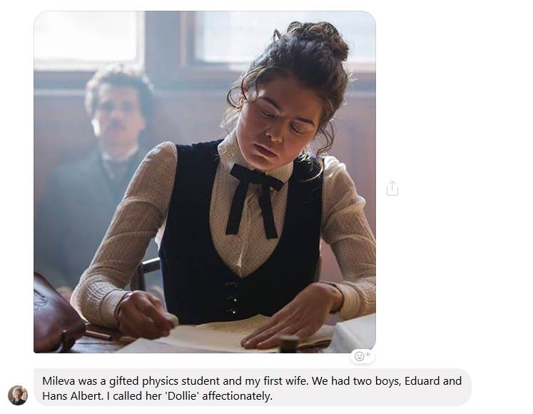 Albert Ajnštajn Messenger chatbot