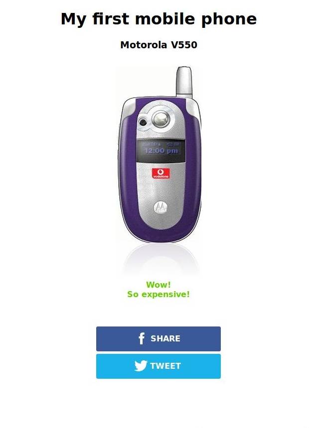 koji je vaš prvi mobilni telefon