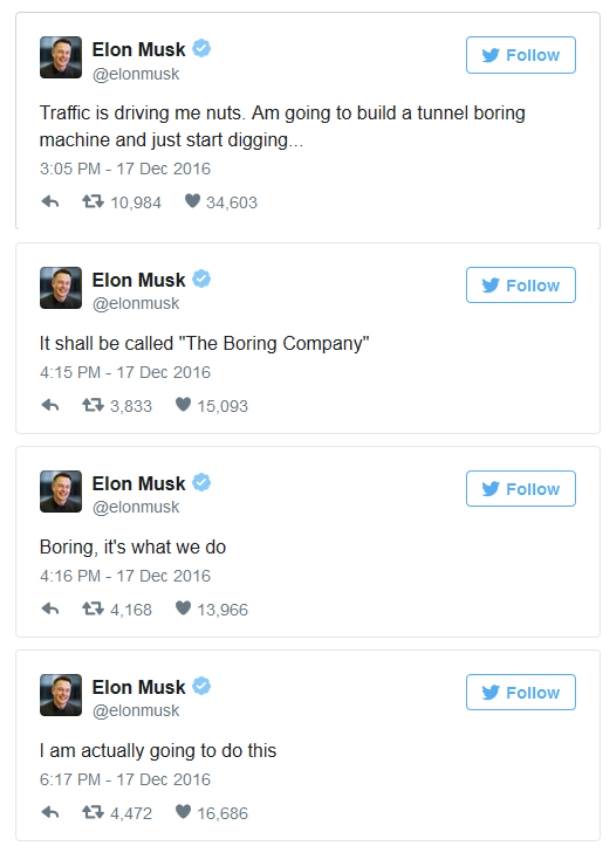 Ilon Mask kopanje tunela The Boring Company TED Talk konferencija