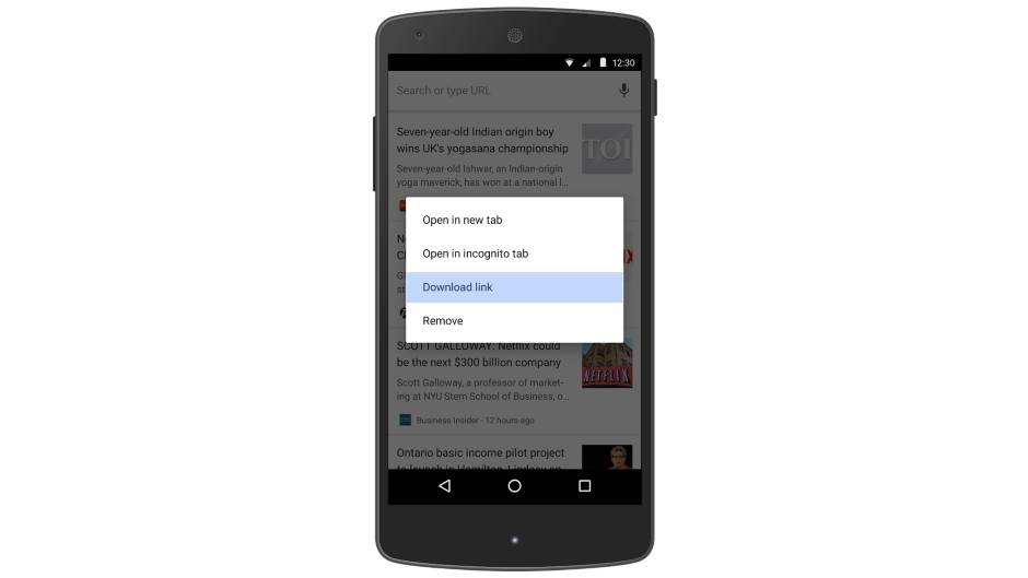 Chrome bez interneta za Android telefone