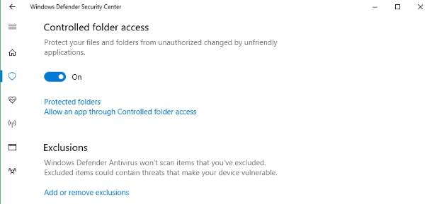 Windows 10 fall creators update zaštita od ransomware-a