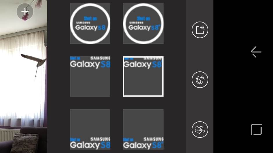 Samsung Galaxy S8 kamera stickers download
